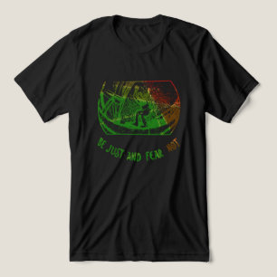 Be Just and Fear Not inline skating Tri-Blend Shirt