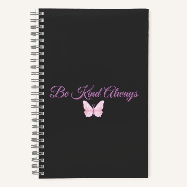 Be Kind Always 💖 Notebook (Front)