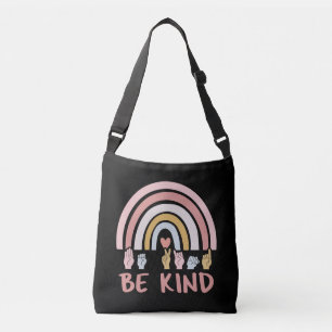 Be Kind ASL III - American Sign Language Crossbody Bag