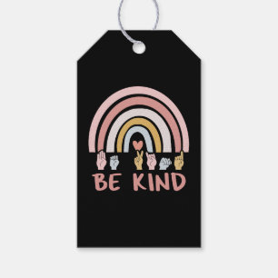 Be Kind ASL III - American Sign Language Gift Tags