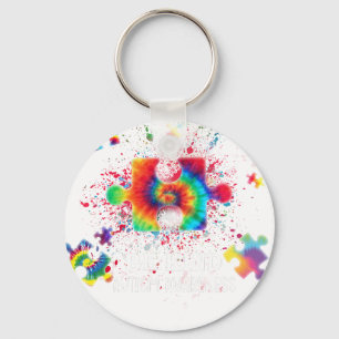 be kind autism awarenes key ring