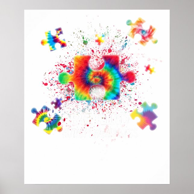 be kind autism awarenes poster (Front)