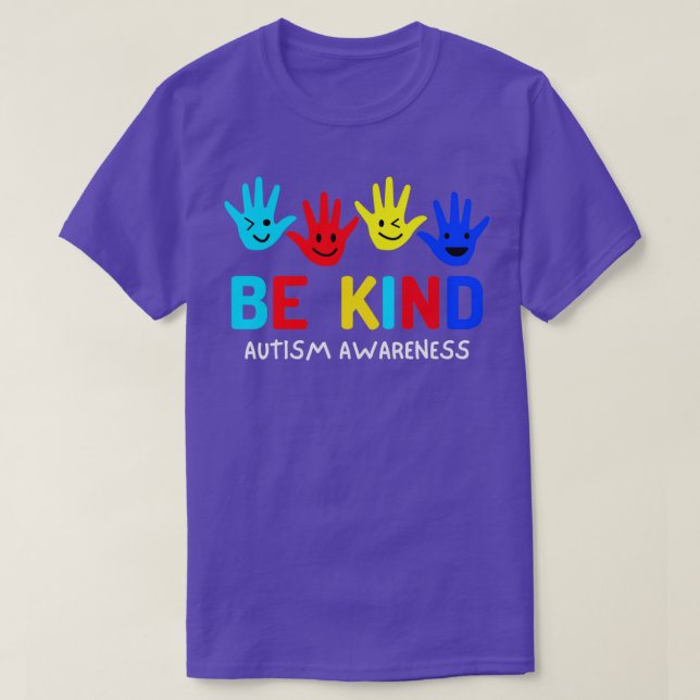 Be Kind Autism Awareness 1 T-Shirt (Design Front)