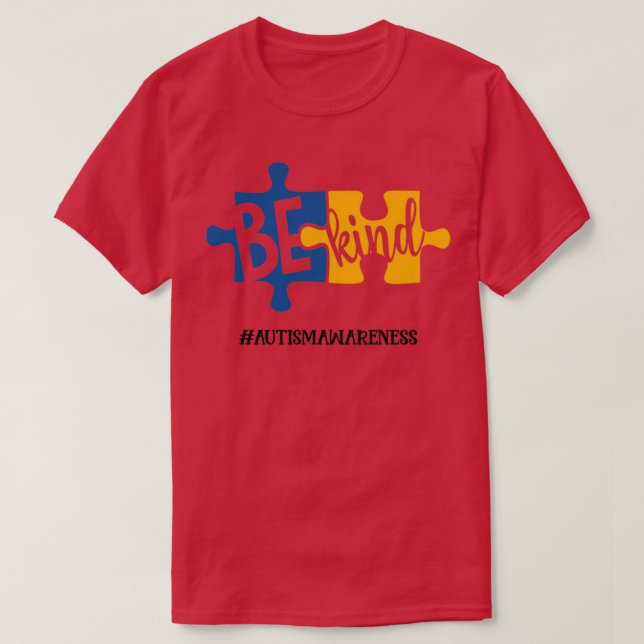 Be Kind Autism Awareness Classic TShirt (Design Front)