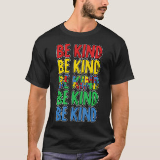 Be Kind Autism Awareness Cute Boys Girls Toddlers  T-Shirt