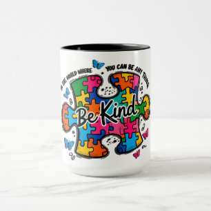 Be Kind/ Autism Awareness Mug
