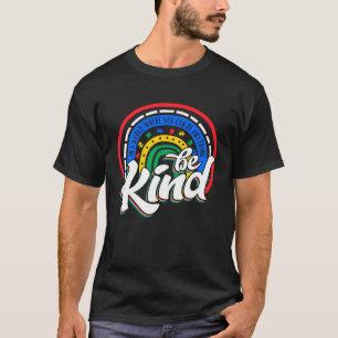 Be Kind Autism Awareness  Rainbow Choose Kindness T-Shirt