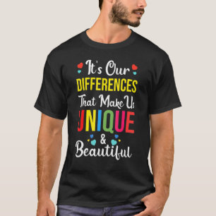 Be Kind Autism Awareness Rainbow Trendy Men Women T-Shirt