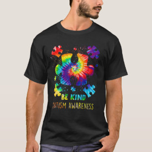Be Kind Autism Awareness Support Month Puzzle Piec T-Shirt