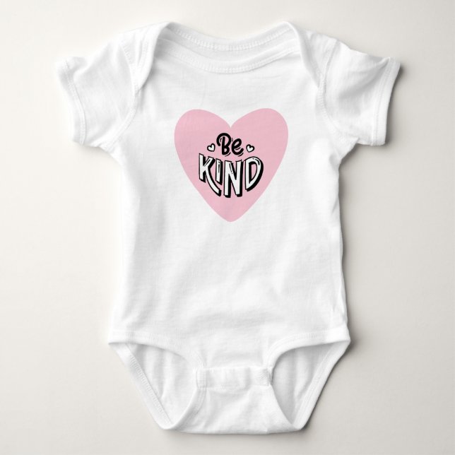 Be kind  baby bodysuit (Front)