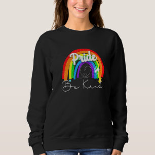 Be Kind Bee Rainbow Lgbtq+ Gay Les Pride Asl 1 Sweatshirt