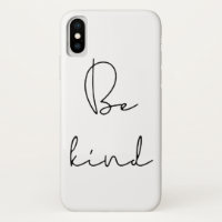 Be kind black font