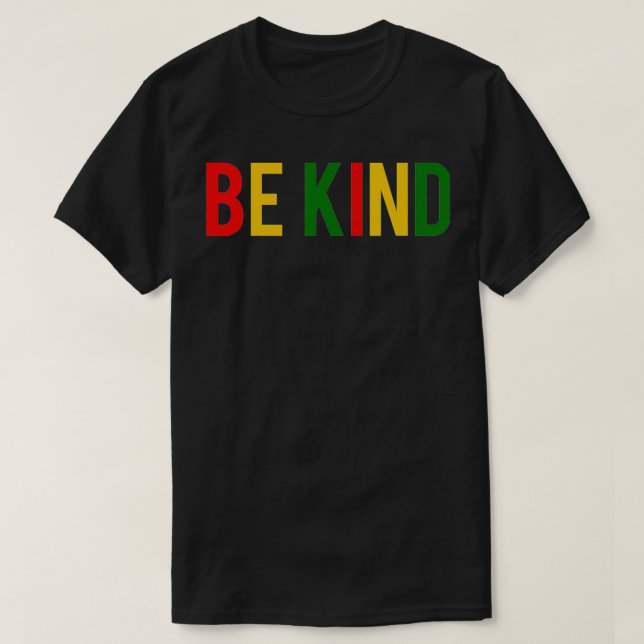 Be Kind Black History T-Shirt (Design Front)
