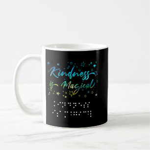 Be Kind Blind Awareness braille      Coffee Mug