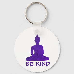 Be Kind Buddha Buddhist Saying Key Ring
