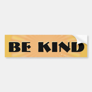 Be Kind Bumper Sticker