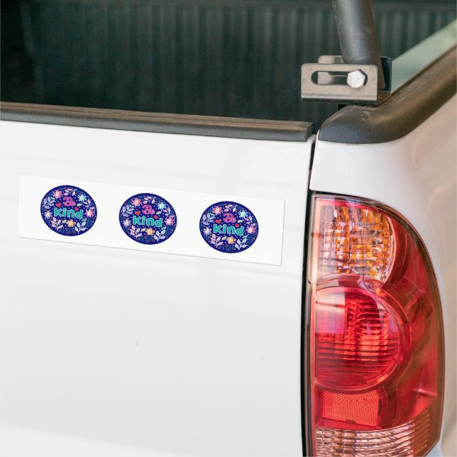 Be Kind Bumper Sticker (On Truck)