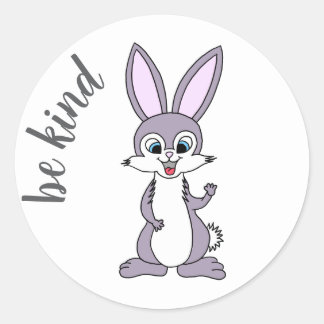 “Be Kind” Bunny Sticker