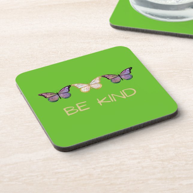 Be Kind Butterflies  Coaster (Left Side)
