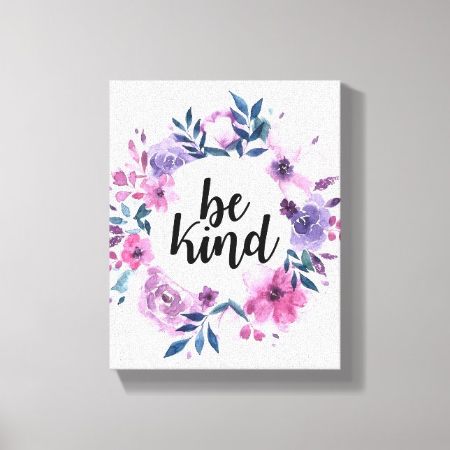 Be kind canvas (Front)