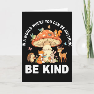 Be Kind Cats Earth Day Graphic Card