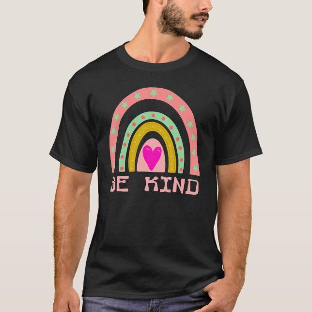 Be Kind Choose Kindness Be Nice World Love Peace H T-Shirt (Front)
