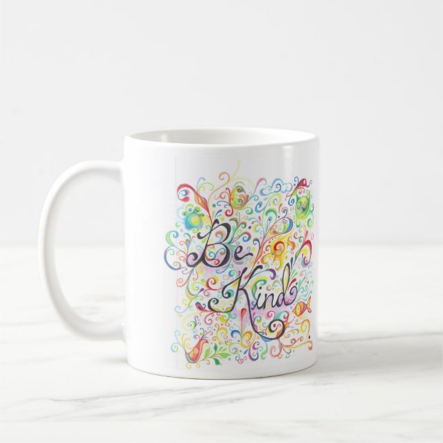 "Be Kind" Coffee Mug (Left)