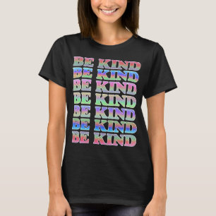 BE KIND-Colorful Be Kind, Kindness T-Shirt
