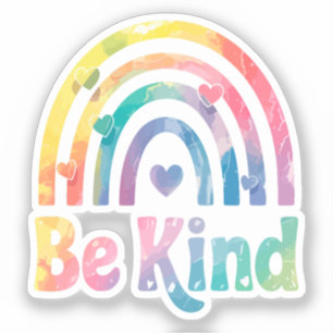 Be Kind Colourful Rainbow – Inspirational Positive