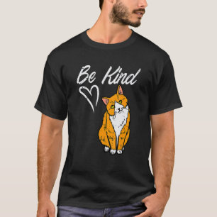 Be Kind Cute Cat Kids Unity Day Orange Anti Bullyi T-Shirt