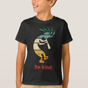 Be Kind Dancing Kokopelli Vintage Distressed Desig T-Shirt