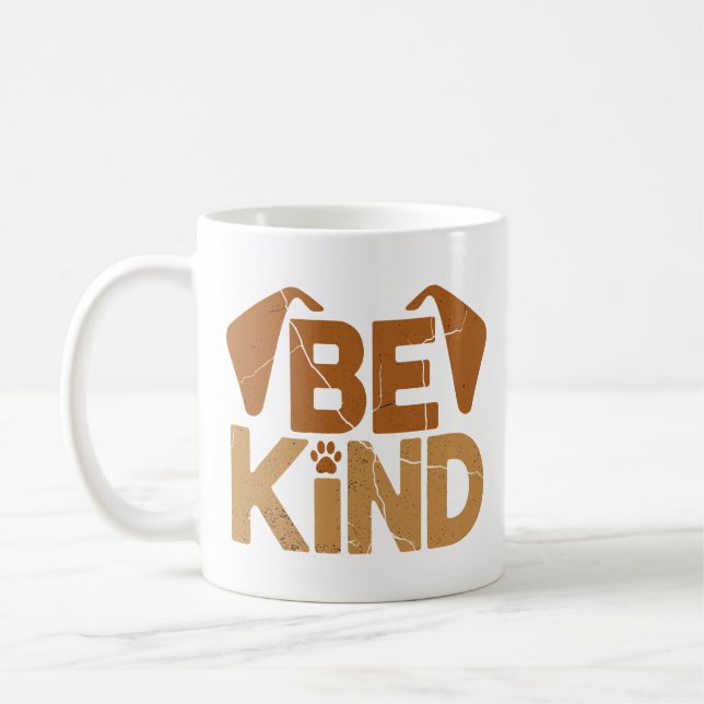 Be Kind - Dog Lover Coffee Mug (Left)