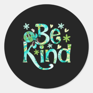 Be Kind Earth Day Motheer Earth Birthday Classic Round Sticker