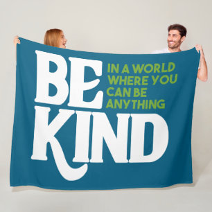 Be Kind Fleece Blanket