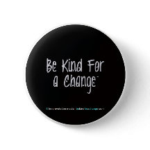 Be Kind for a Change Black Pin