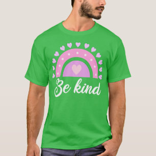 Be Kind for Women Kindness Rainbow Love Long Sleev T-Shirt
