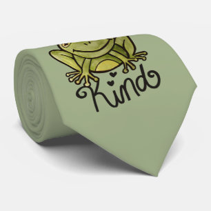 Be Kind Frog Tie
