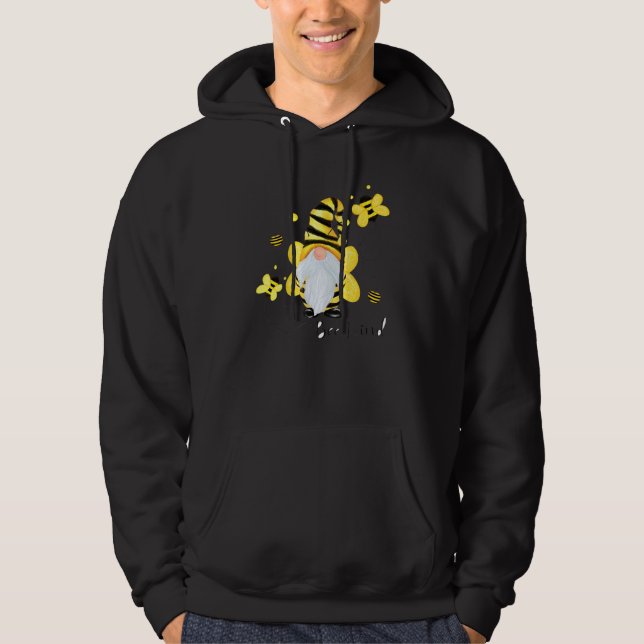 Be Kind Gnome And Bee Hippy Gnome 1 Hoodie (Front)