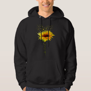 Be Kind Hippie Sunflower I Love You Deaf ASL Sign Hoodie