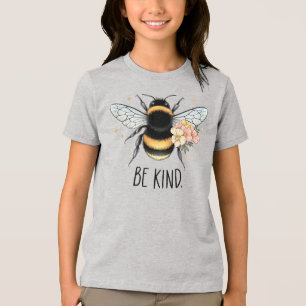 Be Kind Honey Bee Clipart-57650 Tri-Blend Shirt