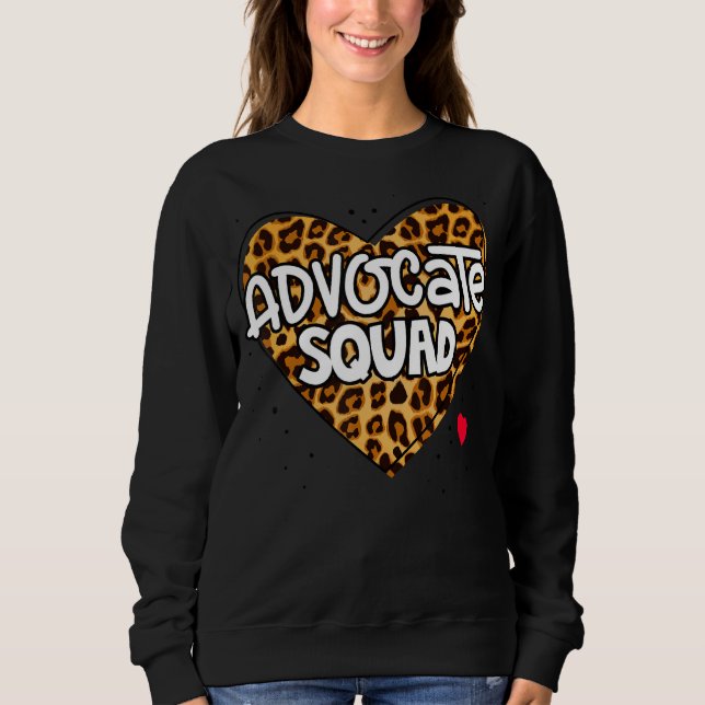 Be Kind Include Autism Advocate Squad Sped Teacher Sweatshirt (Front)