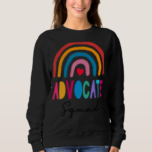 Be Kind Include Autism Advocate Squad Sped Teacher Sweatshirt