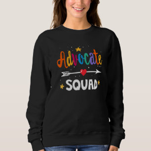 Be Kind Include Autism Advocate Squad Sped Teacher Sweatshirt