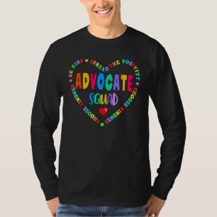 Be Kind Include Autism Advocate Squad Sped Teacher T-Shirt