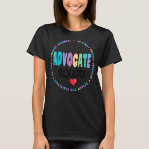 Be Kind Include Autism Advocate Squad Sped Teacher T-Shirt
