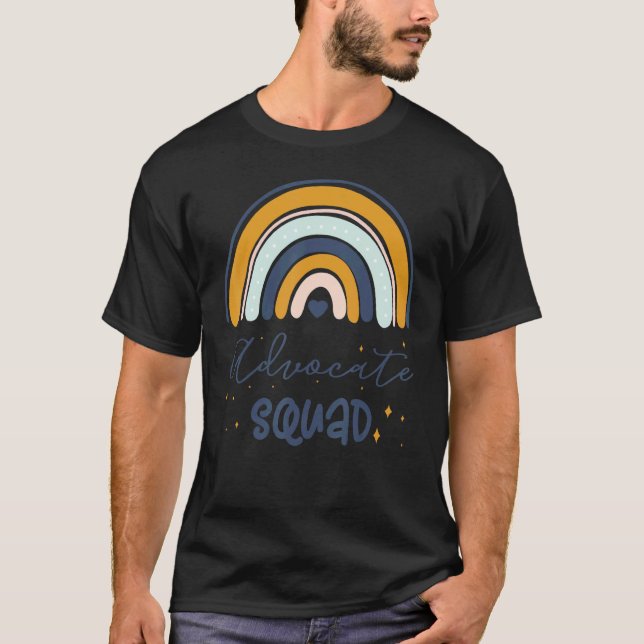 Be Kind Include Autism Advocate Squad Sped Teacher T-Shirt (Front)
