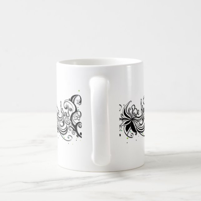 BE KIND! Inspirational calligraphy quote Coffee Mug (Handle)