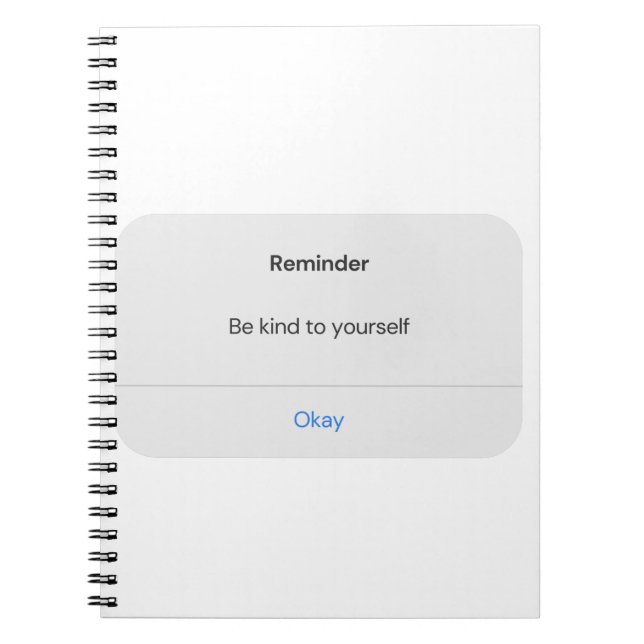 Be Kind Inspirational IOS iphone positivity SHIRT Notebook (Front)