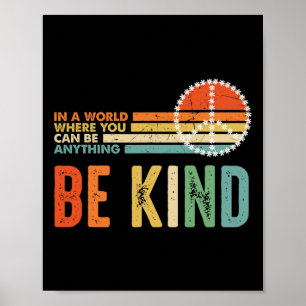 Be Kind Kindness Autism Peace Sign Tie Dye Spread 