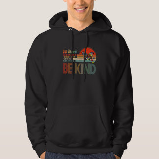 Be Kind Kindness For Women Teachers Autism Awarene Hoodie